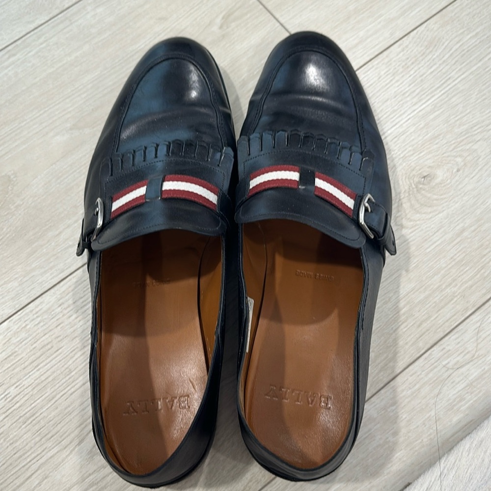 Bally loafers, great style black size 9 1/2 E